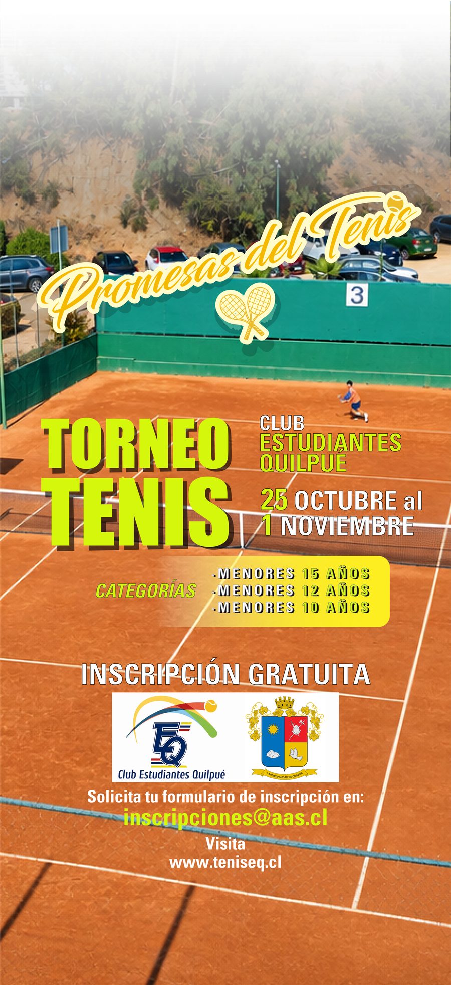 Afiche del Torneo Promesas del Tenis 2026